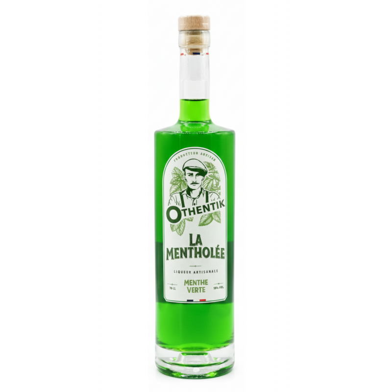 Liqueur de menthe verte 18° - Contenance 70cl