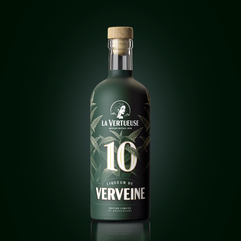 Liqueur de Verveine artisanale digestive 35° - Contenance 70cl